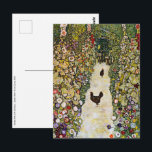 Carte Postale Gustav Klimt - Chemin de jardin avec des poules<br><div class="desc">Chemin de jardin avec des poules - Gustav Klimt,  Huile sur toile,  1916</div>