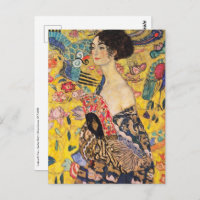Gustav Klimt - Dame au éventail