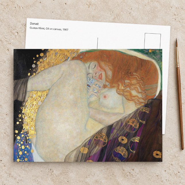 Carte Postale Gustav Klimt - Danaé (Créateur téléchargé)