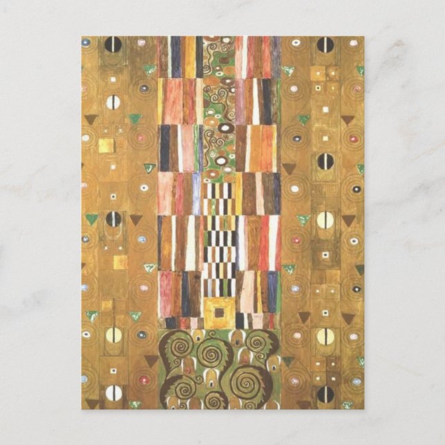 Carte Postale Gustav Klimt ~ Entwurf für den Wandfries (Devant)