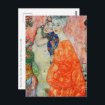 Carte Postale Gustav Klimt - Femmes amis<br><div class="desc">Femmes amis - Gustav Klimt,  Huile sur toile,  1916-17 (détruit en 1945)</div>