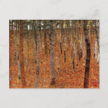 Carte Postale Gustav Klimt Forêt de hêtres L'art moderne<br><div class="desc">Cette carte postale présente des oeuvres peintes par l'artiste Art nouveau Gustav Klimt en 1902. Ce tableau s'appelle "Forêt des hêtres". Klimt passa beaucoup de temps dans les bois, et fut inspiré par beaucoup d'arbres autour de lui. Ce tableau n'est qu'un dans une grande série de peintures d'arbres. Cette image...</div>