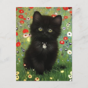 Carte Postale Gustav Klimt Kitten