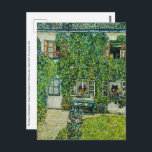 Carte Postale Gustav Klimt - La Maison de Guardaboschi<br><div class="desc">Maison de Guardaboschi / Maison à Weissenbach du lac Attersee - Gustav Klimt,  Huile sur toile,  1912</div>