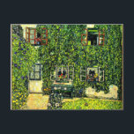 Carte Postale Gustav Klimt - La Maison de Guardaboschi<br><div class="desc">La Maison de Guardaboschi,  1912 peinture de l'artiste autrichien Gustav Klimt</div>
