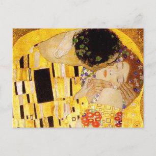 Carte Postale Gustav Klimt La Peinture Classique Du Kiss