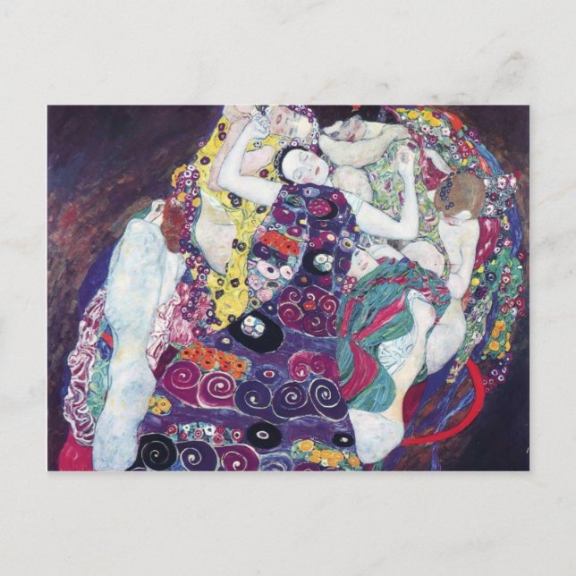 Carte Postale Gustav Klimt - La Vierge (Devant)