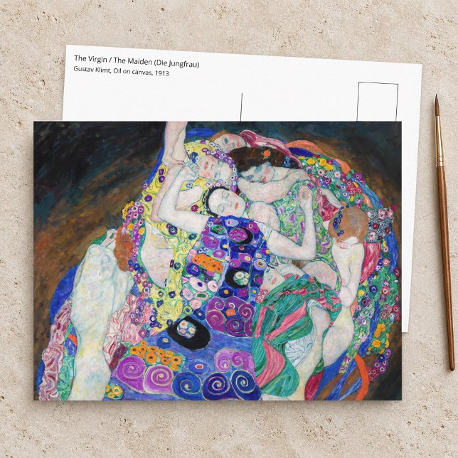 Carte Postale Gustav Klimt - La Vierge (Créateur téléchargé)
