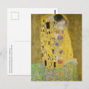 Carte Postale Gustav Klimt - Le baiser