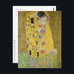 Carte Postale Gustav Klimt - Le baiser<br><div class="desc">The Kiss / Der Kuss - Gustav Klimt en 1907-1908</div>