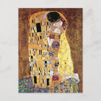 Gustav Klimt - Le Baiser - Art Nouveau Vintage