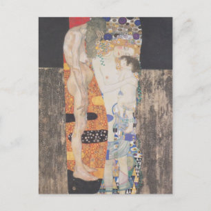 Carte Postale Gustav Klimt - Les trois ans de la femme