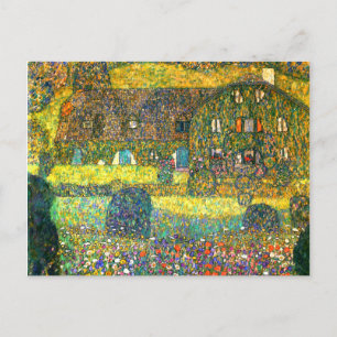 Carte Postale Gustav Klimt : Maison de campagne à l'Attersee