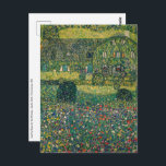 Carte Postale Gustav Klimt - Maison de campagne près de l'Atters<br><div class="desc">Maison de campagne près de l'Attersee - Gustav Klimt,  Huile sur toile,  1914</div>