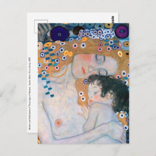 Carte Postale Gustav Klimt - Mère et Enfant
