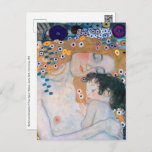 Carte Postale Gustav Klimt - Mère et Enfant<br><div class="desc">Mère et Enfant (détail de trois ans de femme) - Gustav Klimt,  Huile sur toile,  1905</div>