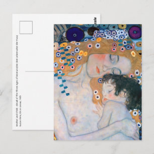 Carte Postale Gustav Klimt - Mère et Enfant