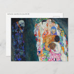 Carte Postale Gustav Klimt - Mort et vie<br><div class="desc">Décès et vie - Gustav Klimt,  Huile sur toile,  1910-1915</div>