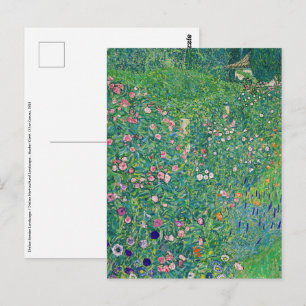 Carte Postale Gustav Klimt - Paysage du jardin italien