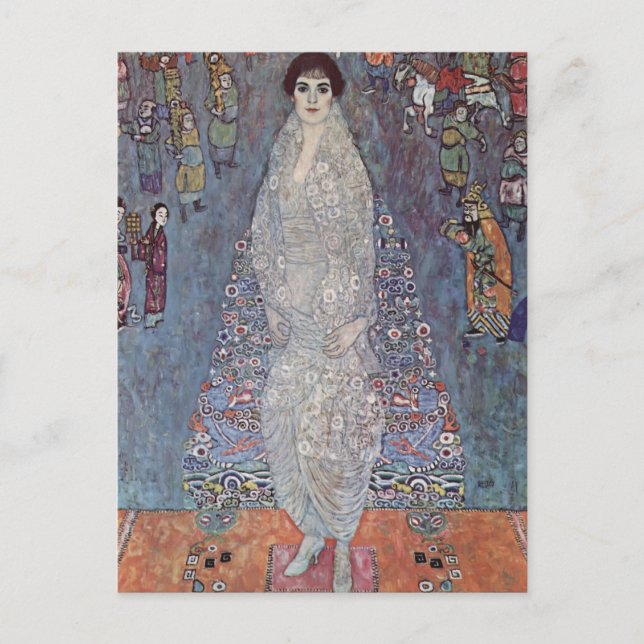 Carte Postale Gustav Klimt - Portrait de la baronne Bachofen-Ech (Devant)