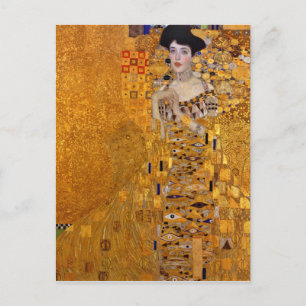 Carte Postale Gustav Klimt Portrait de la Galerie AdeleHD Vintag
