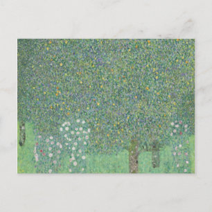 Carte Postale Gustav Klimt - Roseraies sous les Arbres