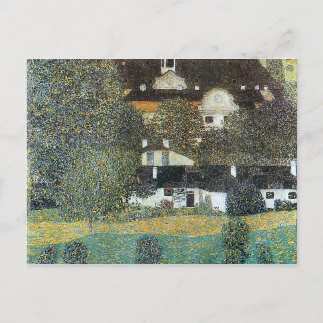 Carte Postale Gustav Klimt - Schloss Kammer am Attersee, II (Devant)
