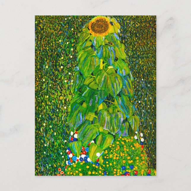 Carte postale Gustav Klimt Sunflower (Devant)