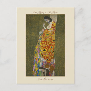 Carte Postale Gustav Klimt The Hope II 1907-1908 Postcard
