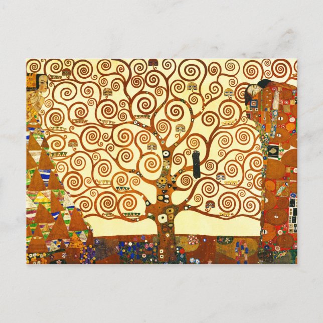 Carte Postale Gustav Klimt The Tree of Life Fine Art (Devant)