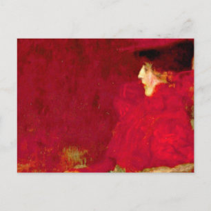 Carte Postale Gustav Klimt - Une Femme Dans Un Fauteuil