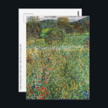 Carte Postale Gustav Klimt - Verger<br><div class="desc">Verger / Champ en fleurs / Champ de fleurs - Gustav Klimt,  Huile sur toile,  1907</div>
