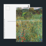 Carte Postale Gustav Klimt - Verger<br><div class="desc">Verger / Champ en fleurs / Champ de fleurs - Gustav Klimt,  Huile sur toile,  1907</div>