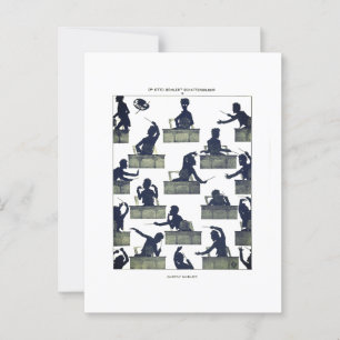 Carte Postale Gustav Mahler Silhouette par Otto Böhler