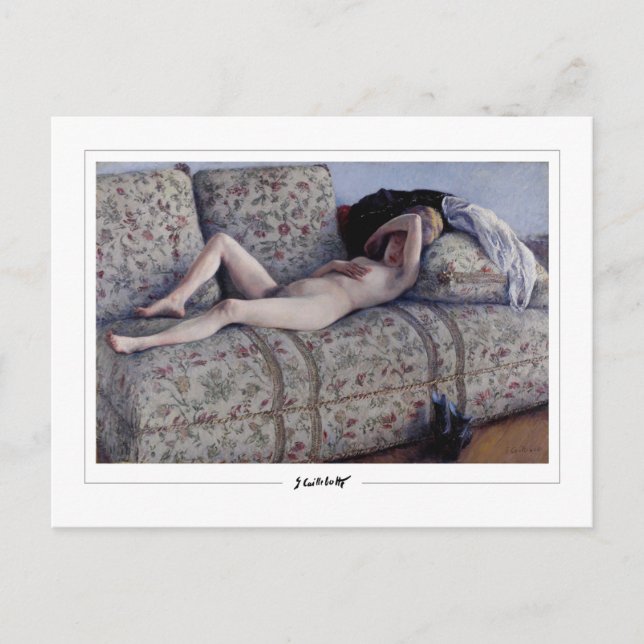 Carte Postale Gustave Caillebotte #12 - Beaux Arts (Devant)