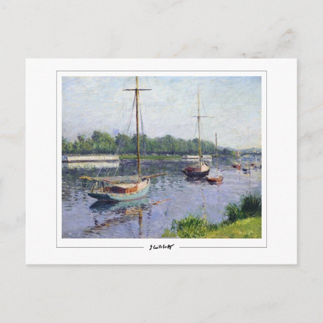 Carte Postale Gustave Caillebotte #170 - Beaux-Arts (Devant)