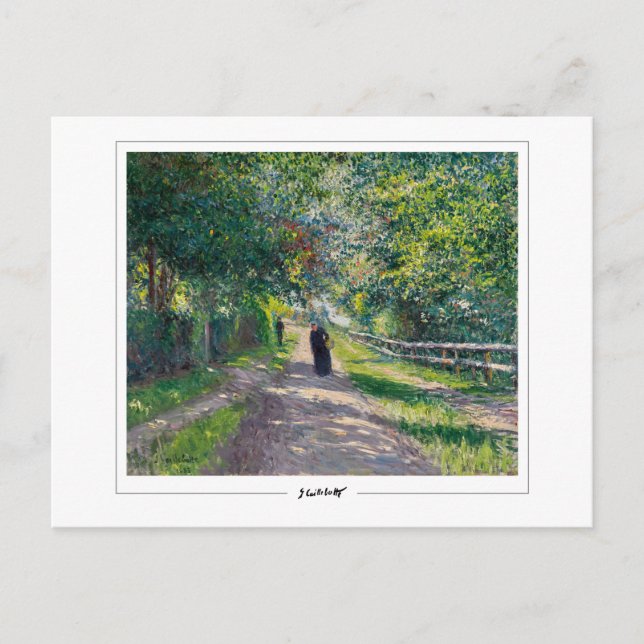 Carte Postale Gustave Caillebotte #3 - Beaux-Arts (Devant)