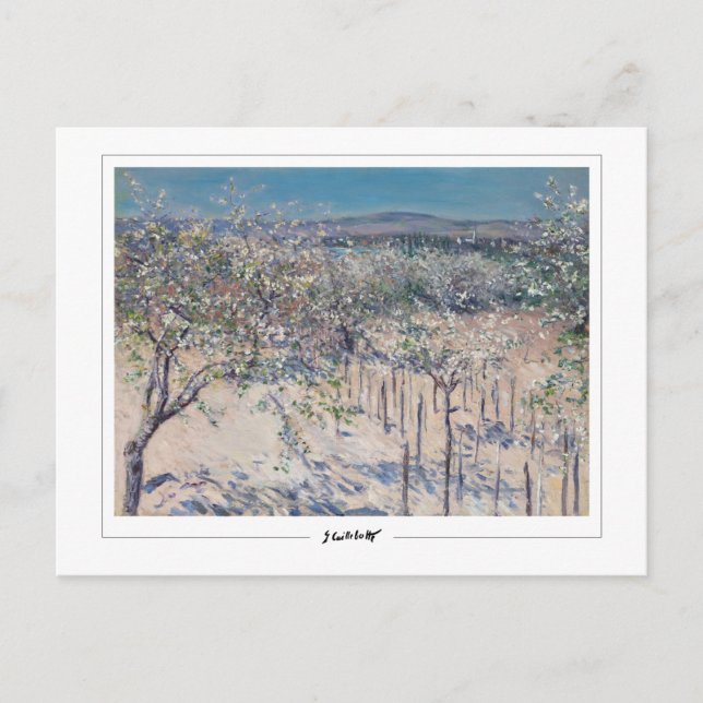 Carte Postale Gustave Caillebotte #402 - Beaux-Arts (Devant)