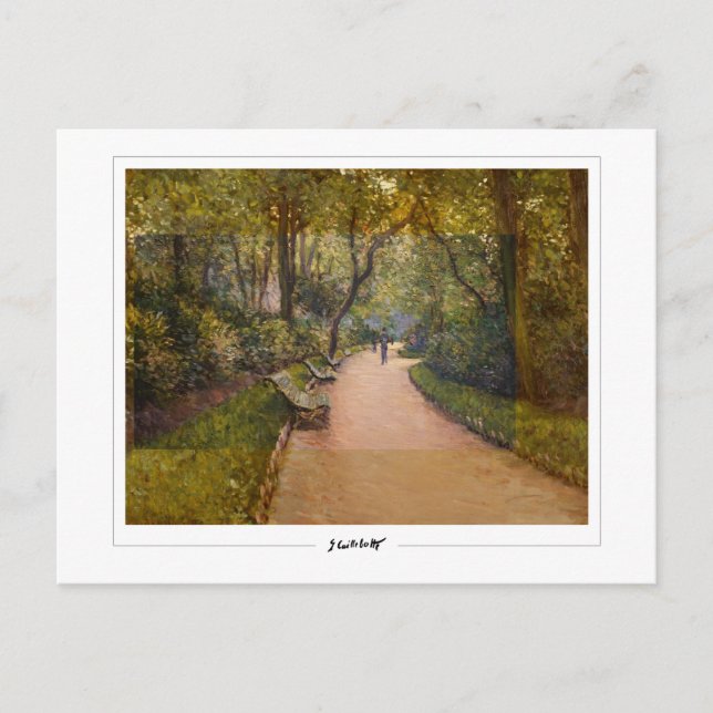 Carte Postale Gustave Caillebotte #74 - Beaux-Arts (Devant)