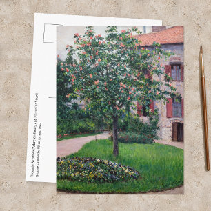 Carte Postale Gustave Caillebotte - Arbres en fleurs