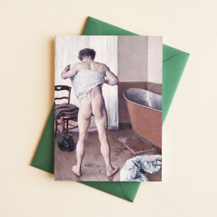 Carte Postale Gustave Caillebotte Caillebotte Homme à son bain