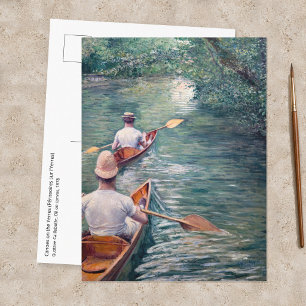 Carte Postale Gustave Caillebotte - Canots sur l'Yerres