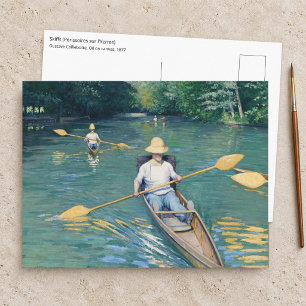 Carte Postale Gustave Caillebotte - Esquifs sur l'Yerres