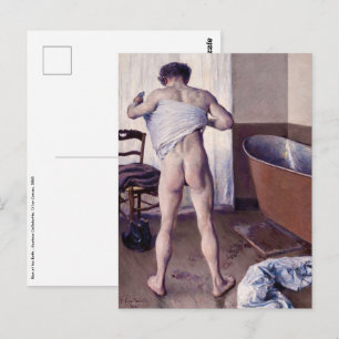 Carte Postale Gustave Caillebotte - Homme au bain