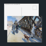 Carte Postale Gustave Caillebotte - Le Pont de l'Europe<br><div class="desc">Le Pont de l'Europe - Huile sur toile - Gustave Caillebotte,  1876</div>