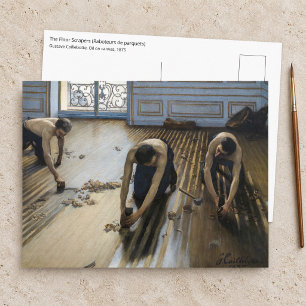 Carte Postale Gustave Caillebotte - Les Raboteurs de parquet