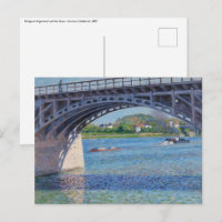 Gustave Caillebotte - Pont à Argenteuil & Seine