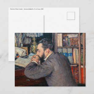 Carte Postale Gustave Caillebotte - Portrait d'Henri Cordier