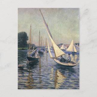 Carte Postale Gustave Caillebotte - Regatta à Argenteuil