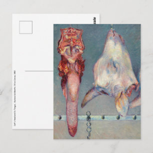 Carte Postale Gustave Caillebotte - Tête de veau et langue d'ox